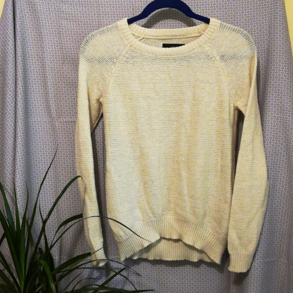 Lightweight Cream Colored Soft Sweater